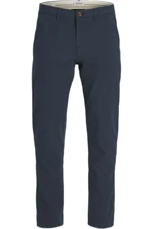 JACK & JONES Jpstmarco Jjerik Chino Pls, granatowa marynarka, 40W x 32L Mężczyźni, , 40W / 32L