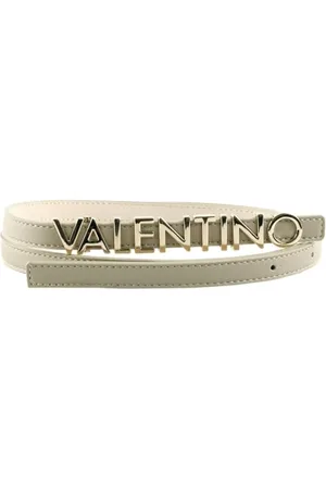 VALENTINO Pasek damski Belty, beżowy/ORO, L, Beżowy/Oro, L