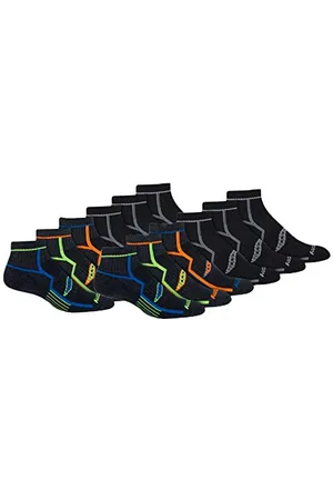 Saucony Męskie skarpety RunDry Bolt Performance Quarter dostępne w rozmiarach L-XL (6, 12 par), X-Large