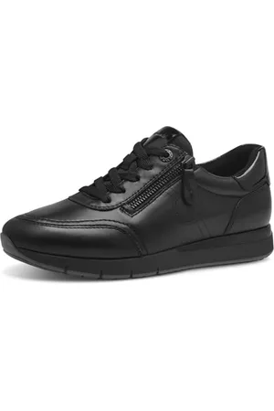 Tamaris Damskie buty typu sneaker z wyjmowaną wkładką Comfort Fit Sneaker, czarne, rozmiar 40 EU, , 40 EU