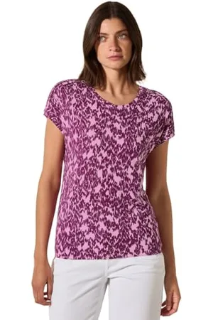 CECIL TOS Minimal AOP Deco ShoulderT-Shirt XXL, , XXL