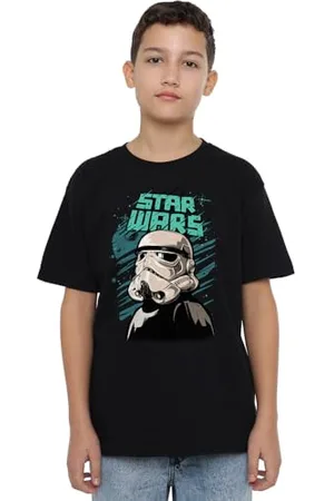STAR WARS Trooper Street Glare dziecięca koszulka unisex, czarna, 9-10 lat, , 9-10 lat