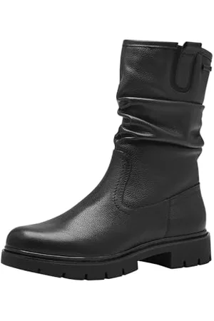 Tamaris Comfort damskie eleganckie buty z podszewką Easy Stretch i Tex, modne kozaki, Black Nappa, 39 EU, , 39 EU