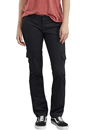 Dickies Damskie rozciągliwe ukośne proste nogawki bojówki spodnie robocze użyteczne