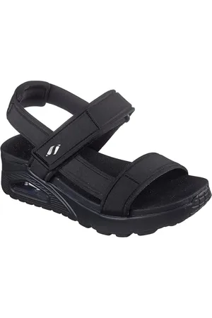 Skechers Damskie sandały UNO Summer STAND2, czarne, 4 UK, , 37 EU