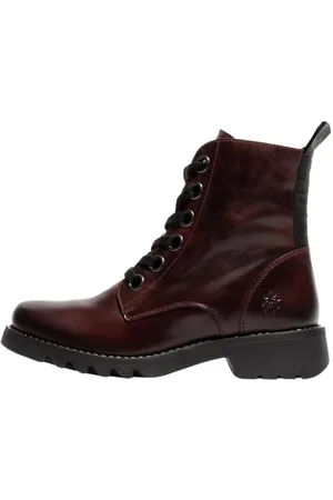 Fly London Damskie buty RAGI539FLY do kostki, wino, 40 EU, , 40 EU