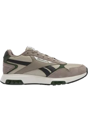 Reebok Unisex Glide DMX Sneaker, Hazy Grey/Washed Black/Breakaway Green, 44 EU, , 44 EU