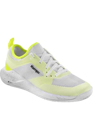 Kempa Damskie buty sportowe Kourtfly Women, białe/fluorescencyjne żółte, rozmiar 38 EU, , 38 EU