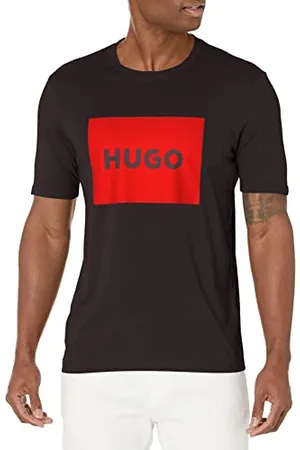 HUGO BOSS BOSS Męska koszulka z dużym kwadratowym logo, , XXL