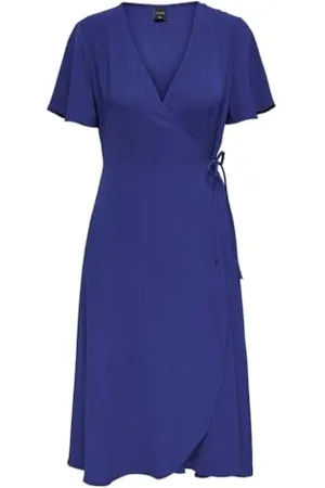 ONLY Onlcali Life S/S Midi Wrap Dress WVN, , XS