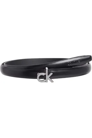 Calvin Klein 8719965074583 Klamra damska SKINNY BELT 1.5 K60K612932 Fixed, czarna (Ck Black), 90, , 90