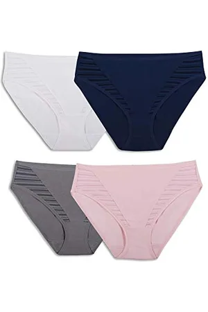 Fruit Of The Loom Damska bielizna bikini (4 sztuki)