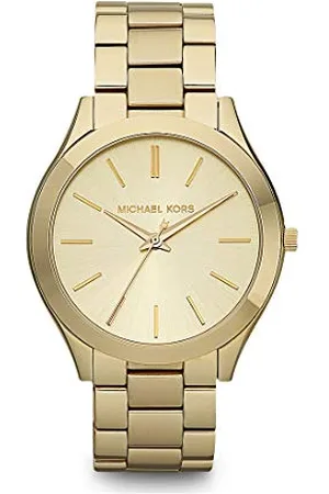 Michael Kors Kobiety Slim Runway Zegarek, Złoty, 42 mm