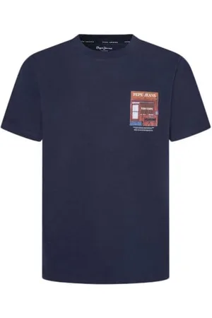 Pepe Jeans Męska koszulka Aenys, niebieska, S, , S