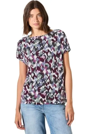 CECIL TOS Multi AOP Button ShoulderT-Shirt XXL, , XXL