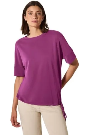 CECIL Solid Soft Modal T-Shirt, , M