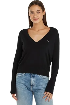 Tommy Hilfiger Damski sweter Tjw Essential Vneck Ext Swetry, , XS