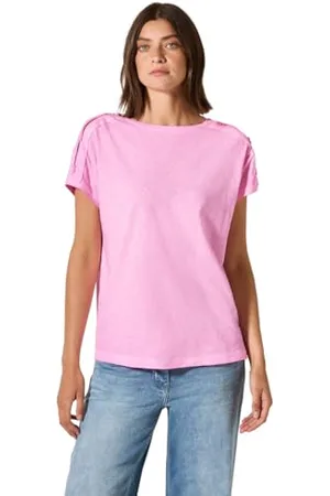 CECIL NOS GMD Button Shoulder T-Shirt XL, , XL