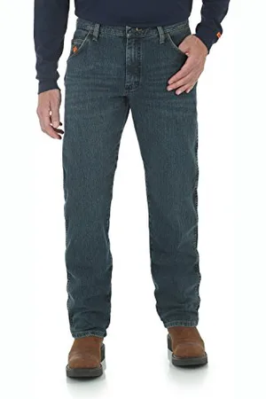 Wrangler Riggs Workwear Męskie spodnie odporne na płomień zaawansowany komfort regularne dopasowanie dżinsowe spodnie robocze