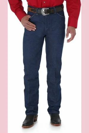 Wrangler Męskie dżinsy o kroju kowbojskim o kroju slim fit, , 31W / 33L