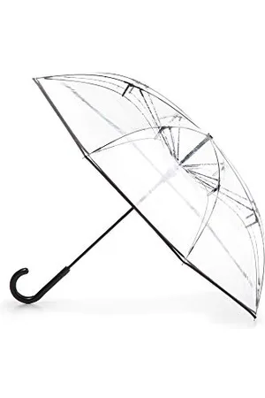 Totes Parasol InBrella z odwróconym zamknięciem, przezroczysty, jeden rozmiar, Inbrella, automatyczne zamykanie, parasol z haczykiem J, odporny na wiatr i deszcz, , Jeden rozmiar, InBrella