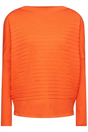 ESPRIT Damski sweter 993EE1I306, 635/pomarańczowo-czerwony, XS, , XS