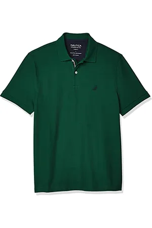 Nautica Męska koszulka polo Solid Anchor Deck Classic Fit, , S