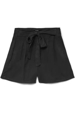 VERO MODA Szorty damskie o luźnym kroju, czarny, XL