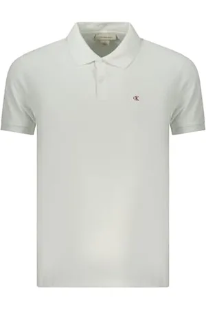 Calvin Klein Jeans Męska koszulka polo SS Casual Pique Classic LV040EM269, biała (Blanc De Blanc), M, , M