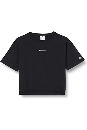 Champion Dziewczęca Legacy American Classics Small Logo Crop S/S T-shirt, , 5-6 lat