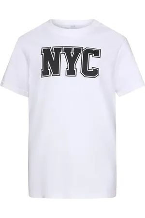 Urban classics T-shirt dla chłopców, 100% bawełna, czarno-biały, 146-152, , 146-152