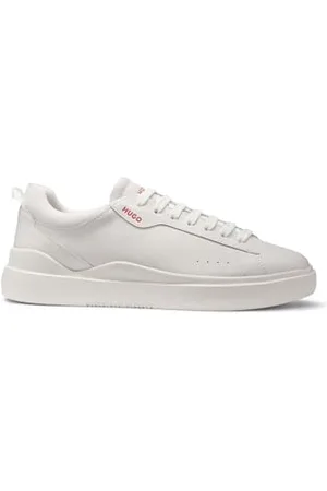HUGO BOSS Blake Tenn męskie buty sportowe z gładkiej skóry z podeszwami typu cupsole, rozmiar, , 42 EU