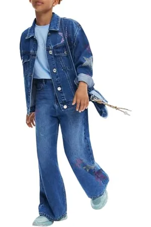 Desigual EXT_EMI, 5053 DENIM MEDIUM WASH, 5/6, , 6 lat
