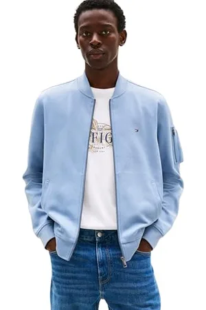 Tommy Hilfiger Męska kurtka bomberka Essential z zamkiem błyskawicznym, , XL