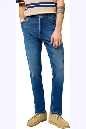 Wrangler Męskie dżinsy River, zwężane dopasowanie, stożkowe nogawki, , 34W / 32L