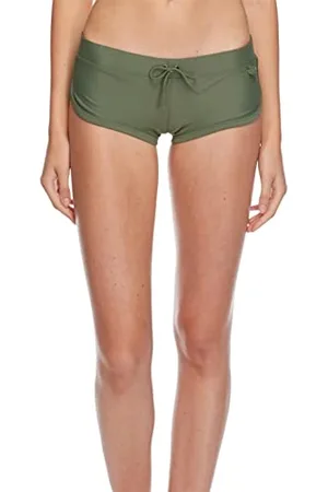 Body Glove Damskie smoothies Sidekick solidne sportowe bikini dół strój kąpielowy krótki, , XL