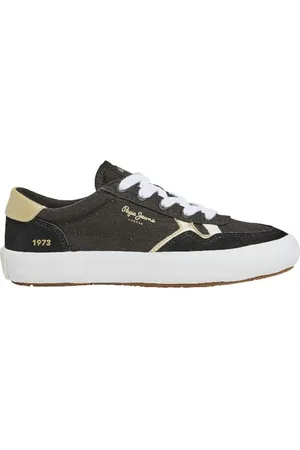 Pepe Jeans Damskie buty sportowe Travis Brit W, czarne (czarne), 38 EU, , 5 UK