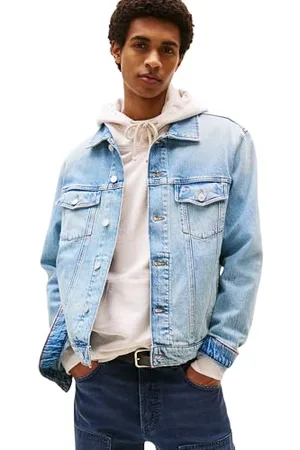 Tommy Hilfiger Męska kurtka RYAN RGLR TRCKR JCKT EXT CI8119 DM0DM21916 Trucker Jacket, , XXL, , XXL