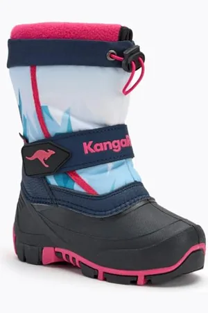 KangaROOS Kanga-Bean IV, Buty śnieżne, dk Navy/Daisy Pink, 30 EU, , 30 EU