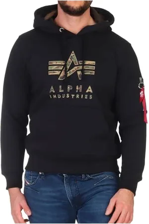 Alpha Industries Camo TPU Bluza z kapturem dla mężczyzn