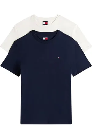 Tommy Hilfiger Męska koszulka TJM XSLIM 2PACK Jersey TEE EXT DM0DM20687 S/S T-Shirt, , 4XL, , 4XL Duże Rozmiary