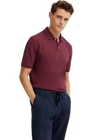 Bugatti Męska koszulka polo basic, z krótkim rękawem, nowoczesny krój, , S
