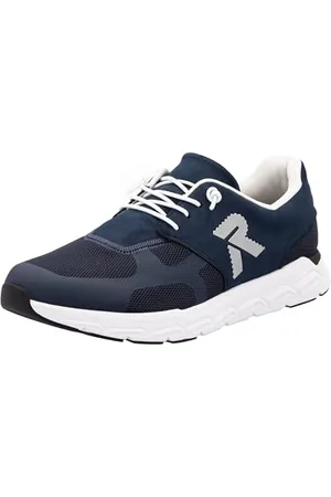 Rieker Męskie 09100 Sneakersy low, niebieskie, 41 EU, , 41 EU