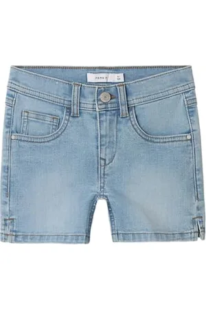 NAME IT Dziewczęce szorty Nkfsalli Slim DNM 3398-Ic Tb, , 116