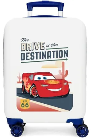 Disney Joumma Destination Cars Walizka kabinowa 33 x 50 x 20 cm sztywny 2 kg zamek szyfrowy z boku ABS 2 kg 33 l bagaż podręczny, , Talla única, walizka kabinowa