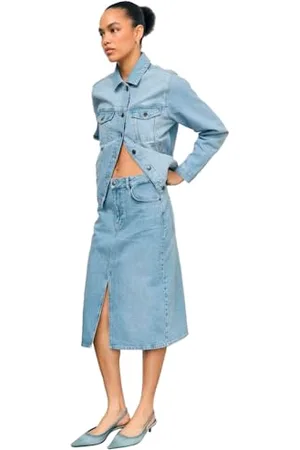 Object Objellen Re Denim Jacket Noos, , S