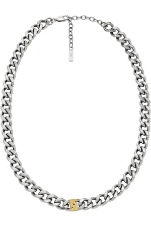 Emporio Armani Męski naszyjnik ze stali nierdzewnej, EGS3187040, Einheitsgröße, Stal nierdzewna, Bez kamieni szlachetnych