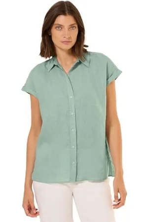 CECIL Linen_Solid Blouse XXL, , XXL