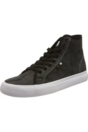 Dcshoes Męskie buty typu sneakers Manual-High-Top Shoes for Men Sneaker, ciemnoszare, rozmiar 38,5 UE