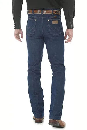 Wrangler 0936 Cowboy Cut Slim Fit Jean0936 dżinsy Mężczyźni, Rigid Indigo, 30W / 33L
